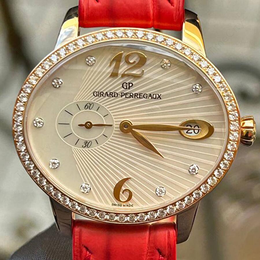 Girard-Perregaux 80484D52A763-BK6B (80484d52a763bk6b) - Cat's Eye Small Seconds Rose Gold