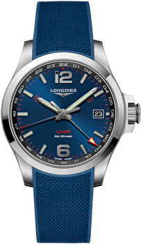 Longines L3.718.4.96.9 (l37184969) - Conquest V.h.p. Gmt Flash Setting