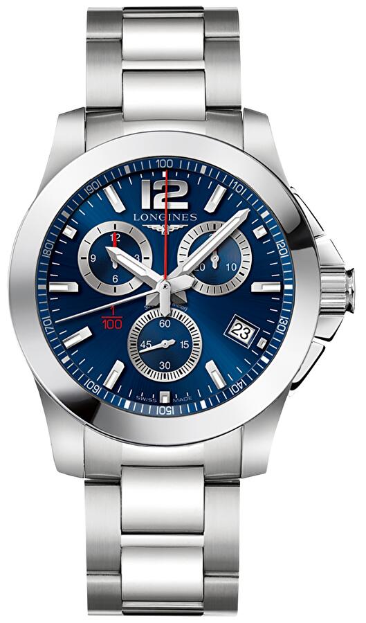 Longines L3.700.4.96.6 (l37004966) - Conquest 41 mm Quartz Chrono Longines L3.700.4.96.6 (l37004966) - Conquest 41 mm Quartz Chrono