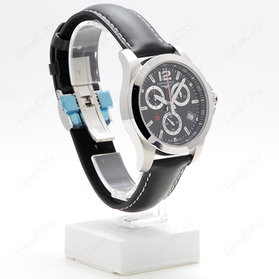 Longines L3.700.4.56.3 (l37004563) - Conquest 41 mm Quartz Chrono