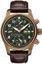 Mens, sportive, automatic wrist watch IWC Pilots Watch Chronograph Spitfire