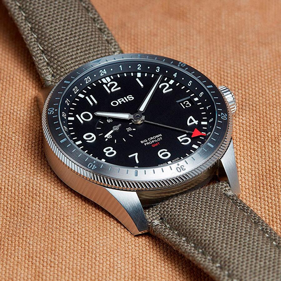 Oris 01 748 7756 4064-07 3 22 02LC (01748775640640732202lc) - Big Crown Propilot Timer Gmt