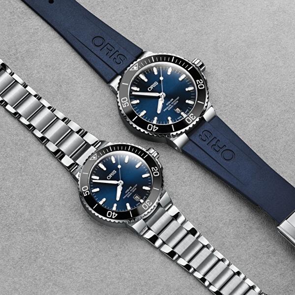 Oris 01 733 7730 4135-07 4 24 65EB (01733773041350742465eb) - Aquis Date