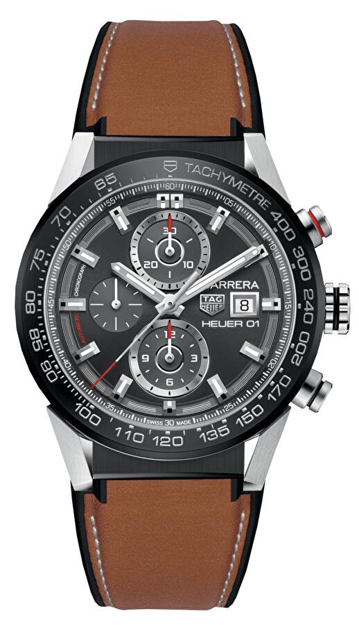 TAG Heuer CAR201W.FT6122 (car201wft6122) - Carrera Calibre Heuer 01 43 mm