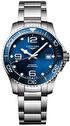 Mens, sportive, automatic wrist watch Longines Hydroconquest 39 mm