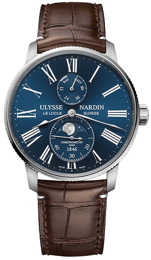 Ulysse Nardin 1193-310LE-3A-175/1B (1193310le3a1751b) - Marine Torpilleur Moonphase 42 mm