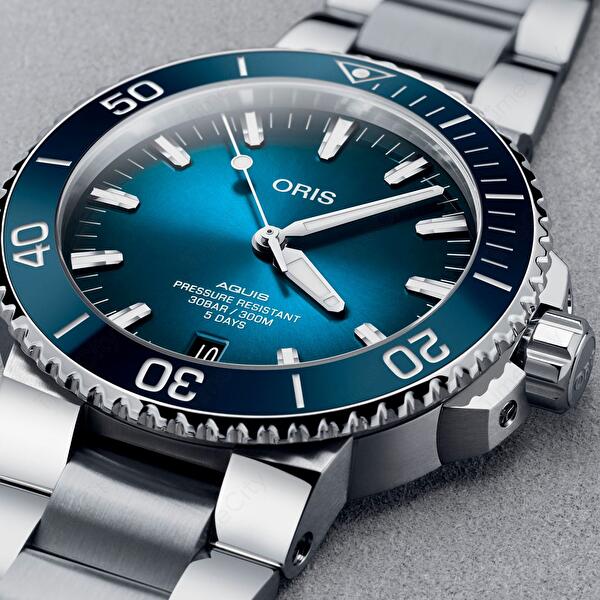 Oris 01 400 7769 6355-07 8 22 09PEB (01400776963550782209peb) - Aquis Date Calibre 400