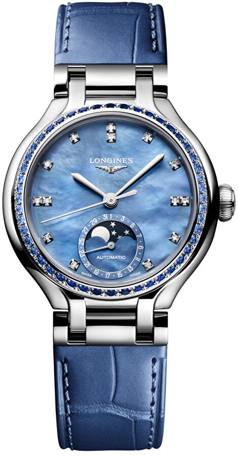 Longines L8.126.0.97.2 (l81260972) - Prima Luna Moonphase 34 mm