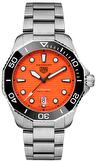 Mens, sportive, automatic wrist watch TAG Heuer Aquaracer Professional 300 Orange Diver 43 mm