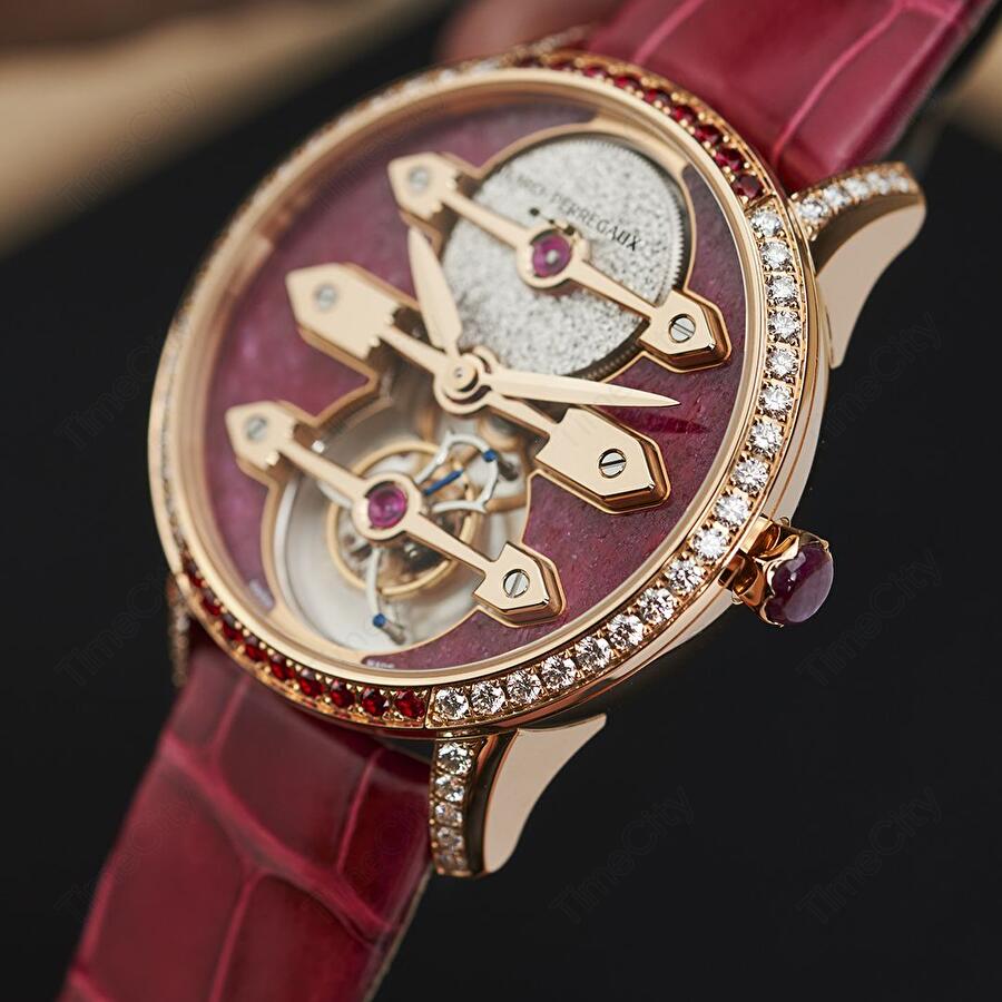 Girard-Perregaux 99242B52CH01-CKHA (99242b52ch01ckha) - Tourbillon With Three Gold Bridges Ruby Heart 38 mm