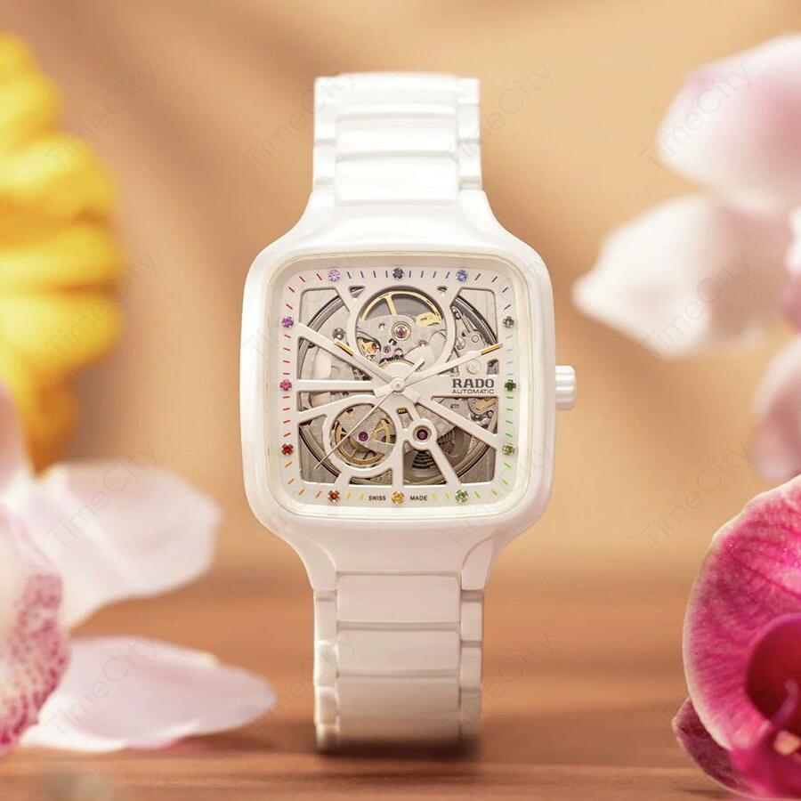 Rado R27073712 (r27073712) - True Square Automatic Open Heart 38 mm