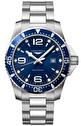 Mens, sportive, quartz wrist watch Longines Hydroconquest 44 mm Quartz