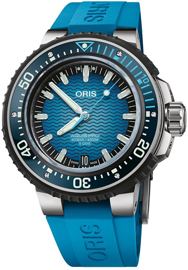 Oris 01 400 7777 7155-SET (0140077777155set) - Aquis Pro 4000m