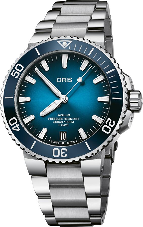 Oris 01 400 7763 4135-07 8 24 09PEB (01400776341350782409peb) - Aquis Date Calibre 400