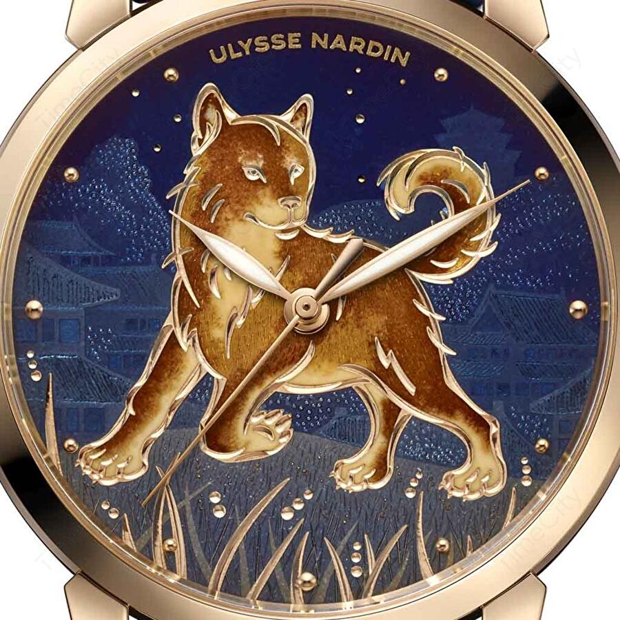 Ulysse Nardin 8152-111-2/DOG (81521112dog) - Classico Enamel Year Of The Dog 40 mm
