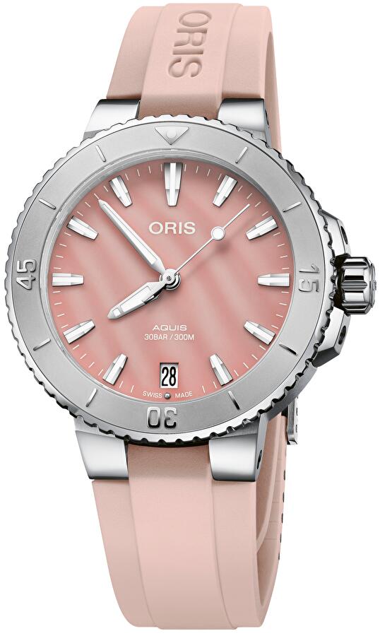 Oris 01 733 7770 4158-07 4 18 66FC (01733777041580741866fc) - Aquis Date