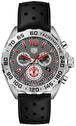 Мужские, спортивные, кварцевые наручные часы TAG Heuer Formula 1 Chronograph Manchester United Special Edition