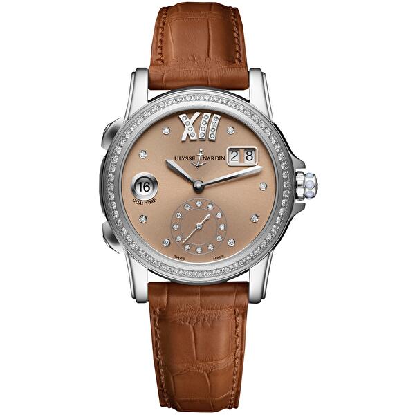 Ulysse Nardin 3343-222B/30-09 (3343222b3009) - Dual Time Manufacture Ladies