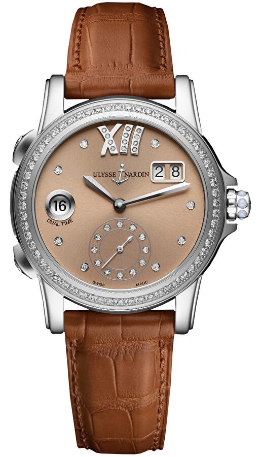 Ulysse Nardin 3343-222B/30-09 (3343222b3009) - Dual Time Manufacture Ladies