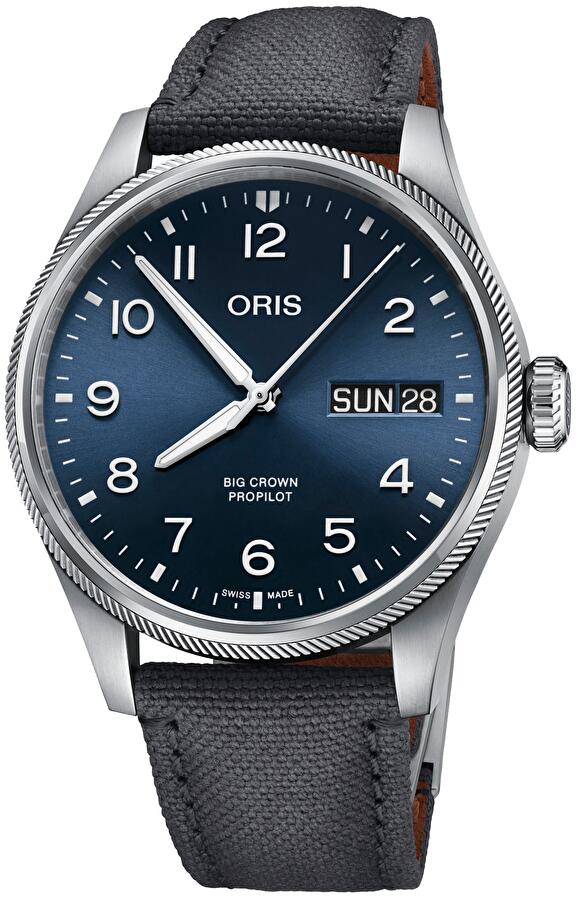 Oris 01 752 7760 4065-07 3 22 05LC (01752776040650732205lc) - Big Crown Propilot Big Day Date