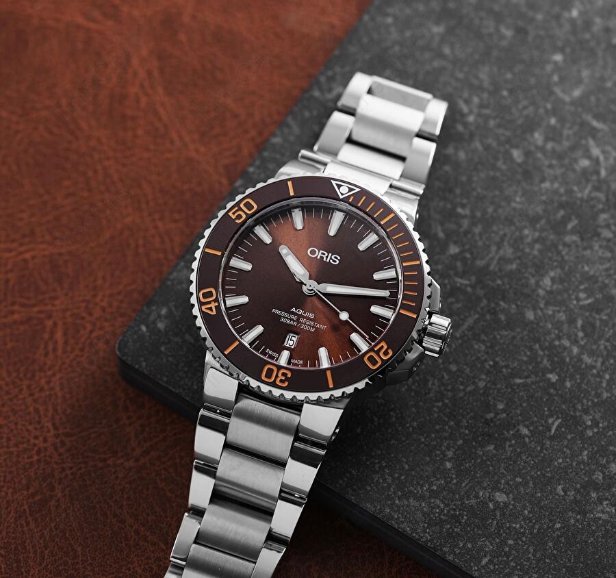 Oris 01 733 7730 4152-07 8 24 05PEB (01733773041520782405peb) - Aquis Date