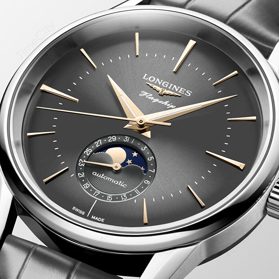 Longines L4.815.4.52.2 (l48154522) - Flagship Heritage 38.5 mm