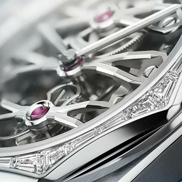 Girard-Perregaux 99112-58S3451-1CM (9911258s34511cm) - Laureato Three Gold Bridges 41 mm