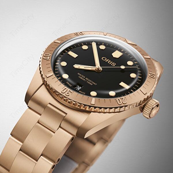 Oris 01 733 7771 3154-07 8 19 15 (01733777131540781915) - Divers Sixty-Five Date