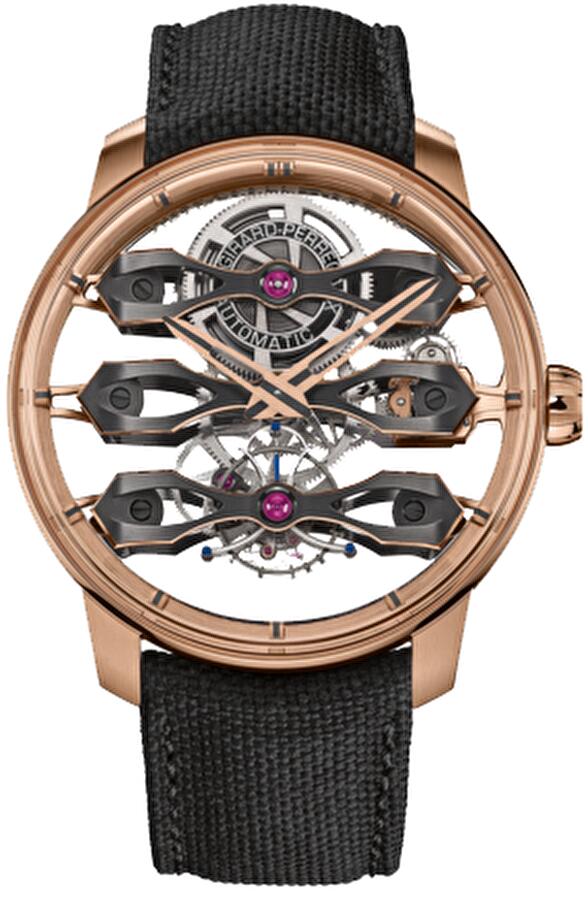 Girard-Perregaux 99296-52-3434-5CC (992965234345cc) - Tourbillon With Three Flying Bridges 44 mm