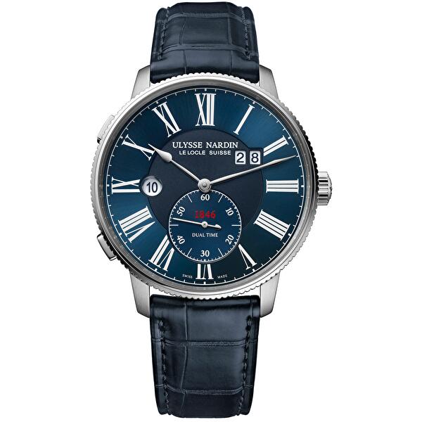 Ulysse Nardin 3343-320-3A/1A (33433203a1a) - Marine Torpilleur Dual Time 44 mm