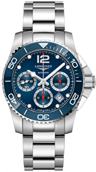 Longines L3.783.4.96.6 (l37834966) - Hydroconquest 41 mm Automatic Chrono