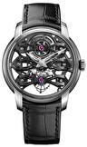 Mens, classic, automatic wrist watch Girard-Perregaux Neotourbillon With Three Bridges Skeleton