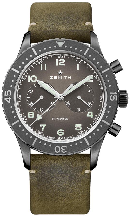 Zenith 11.2240.405/21.C773 (11224040521c773) - Pilot Cronometro Tipo Cp-2 Flyback