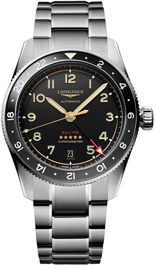 Longines L3.802.1.53.6 (l38021536) - Spirit Zulu Time Titanium 39 mm