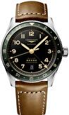 Mens, sportive, automatic wrist watch Longines Spirit Zulu Time 42 mm