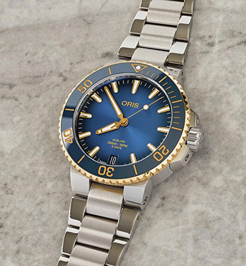 Oris 01 400 7769 6355-07 8 22 09PEB (01400776963550782209peb) - Aquis Date Calibre 400