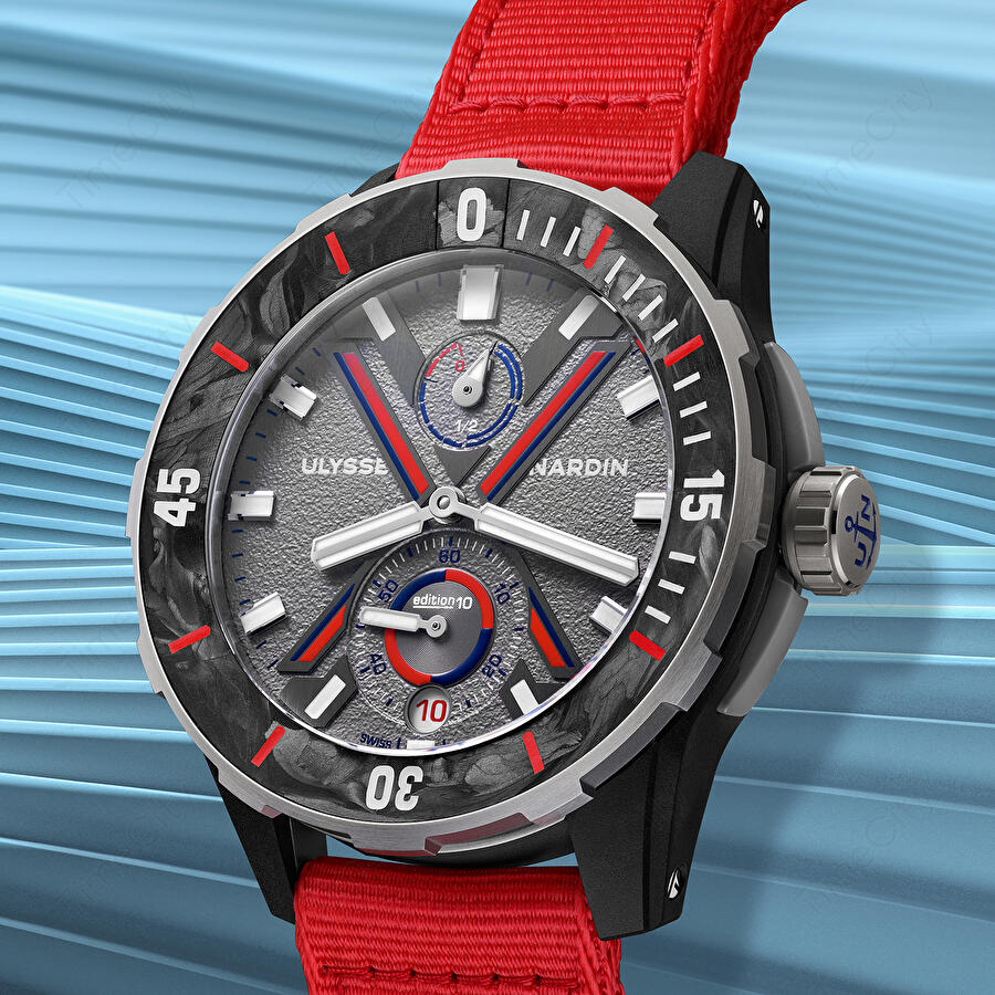 Ulysse Nardin 1183-170LE-2A-VG/0B (1183170le2avg0b) - Diver Net Vendée Globe 44 mm