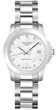 Ladies, sportive, quartz wrist watch Longines Conquest 34 mm