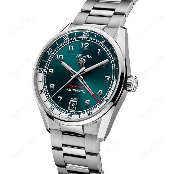TAG Heuer WDA2114.BA0043 (wda2114ba0043) - Carrera Date Twin-time 41 mm