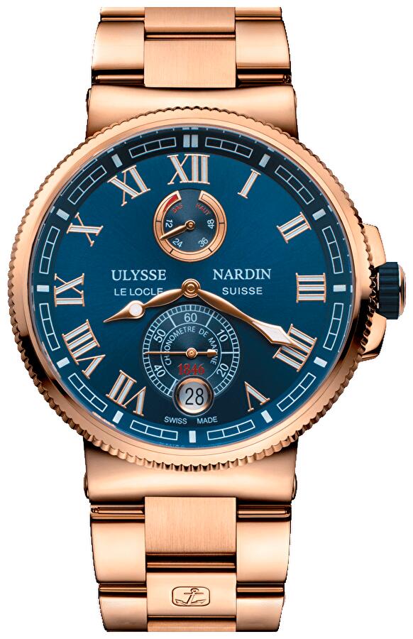 Ulysse Nardin 1186-126-8M/43 (11861268m43) - Marine Chronometer Manufacture 43 mm