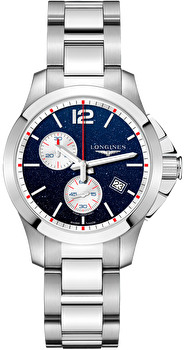 Longines L3.379.4.98.6 (l33794986) - Conquest Chronograph by Mikaela Shiffrin