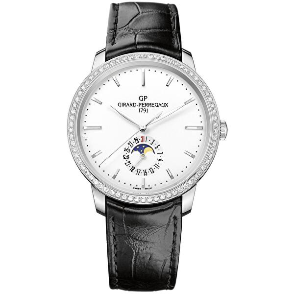 Girard-Perregaux 49545D11A131-BB60 (49545d11a131bb60) - 1966 Date And Moon Phases