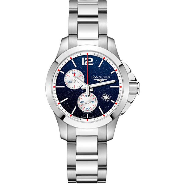 Longines L3.379.4.98.6 (l33794986) - Conquest Chronograph by Mikaela Shiffrin