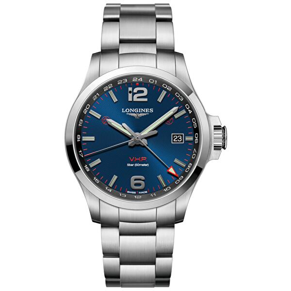 Longines L3.728.4.96.6 (l37284966) - Conquest V.h.p. Gmt Flash Setting