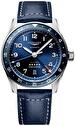 Mens, sportive, automatic wrist watch Longines Spirit Zulu Time 42 mm