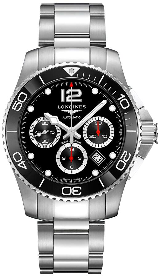 Longines L3.883.4.56.6 (l38834566) - Hydroconquest 43 mm Automatic Chrono