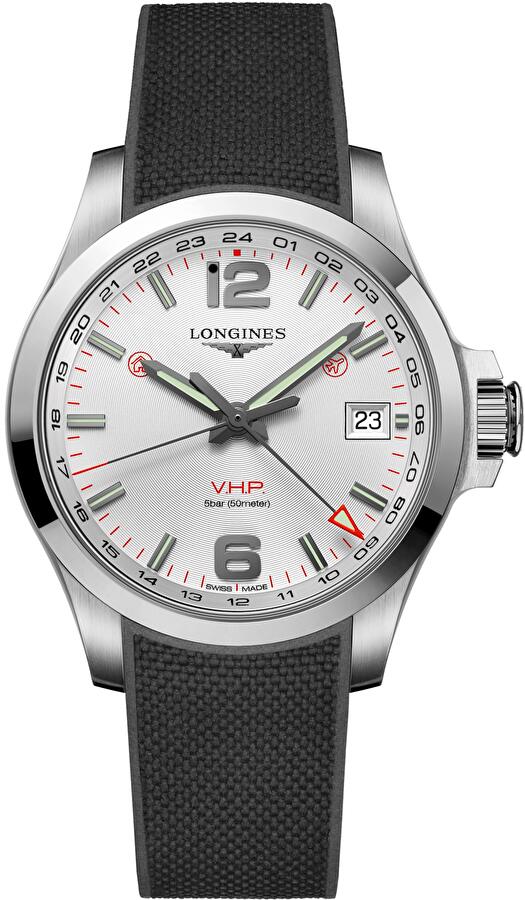 Longines L3.718.4.76.9 (l37184769) - Conquest V.h.p. Gmt Flash Setting
