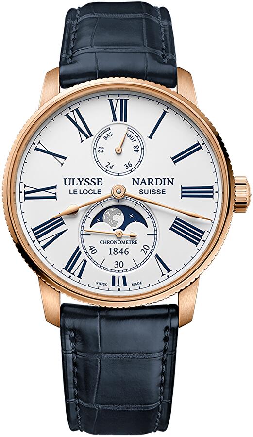 Ulysse Nardin 1192-310-0A/1A (11923100a1a) - Torpilleur Moonphase 42 mm