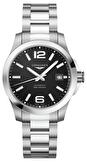 Mens, sportive, automatic wrist watch Longines Conquest 39 mm Automatic