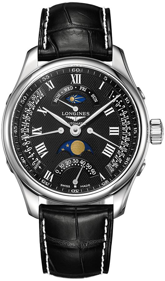 Longines L2.739.4.51.8 (l27394518) - The Longines Master Collection Retrograde 44 mm